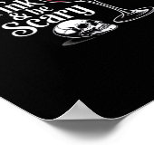 Eat Drink And Be Scary Funny Quote Poster (Ecke)