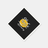 Eat Drink And Be Scary Funny Quote Serviette (Ecke)