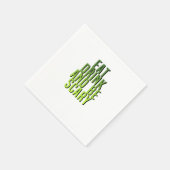 Eat Drink And Be Scary Funny Quote Serviette (Ecke)