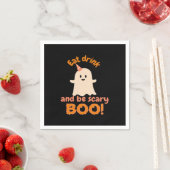 Eat Drink And Be Scary Funny Spooky Gifts For Clas Serviette (Beispiel)