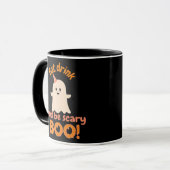 Eat Drink And Be Scary Funny Spooky Gifts For Clas Tasse (Vorderseite Links)