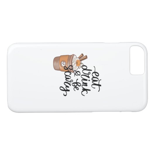 Eat Drink And Be Scary Funny Trendy Case-Mate iPhone Hülle (Rückseite (Horizontal))