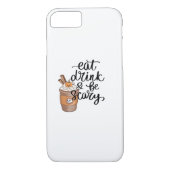 Eat Drink And Be Scary Funny Trendy Case-Mate iPhone Hülle (Rückseite)