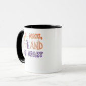 Eat Drink And Be Scary Funny Trendy Tasse (Vorderseite Links)