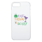 Eat Drink And Be Scary Halloween Case-Mate iPhone Hülle (Rückseite)