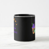 Eat Drink And Be Scary Halloween Minimal Clean Tasse (Zentrum)