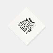 Eat Drink And Be Scary Halloween Quote Serviette (Ecke)