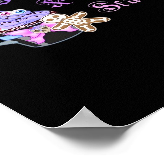 Eat Drink And Be Scary Hexmas Cool Unique Style Poster (Ecke)