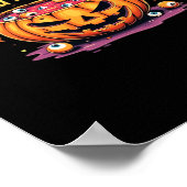 Eat, Drink, and Be Scary Scary Movie Night Hallowe Poster (Ecke)