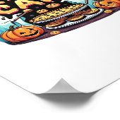 Eat Drink And Be Scary Spooky Bakery Halloween Coo Poster (Ecke)