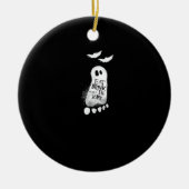 Eat Drink And Be Scary Trendy Graphic Keramik Ornament (Vorne)