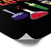 Eat Drink And Be Scary Vintage Art Poster (Ecke)