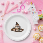 Eat Drink And Be Scary Witch Hat Aesthetic Casual Pappteller (Party)
