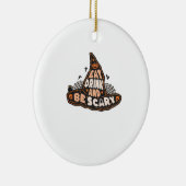 Eat Drink And Be Scary Witch Only Halloween Gift F Keramik Ornament (Rechts)