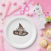 Eat Drink And Be Scary Witch Only Halloween Gift F Pappteller (Party)