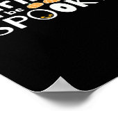 Eat Drink And Be Spooky Happy Halloween Funny Tren Poster (Ecke)