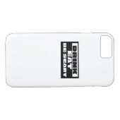 Eat Drink Be Scary Funny Trendy Case-Mate iPhone Hülle (Rückseite (Horizontal))