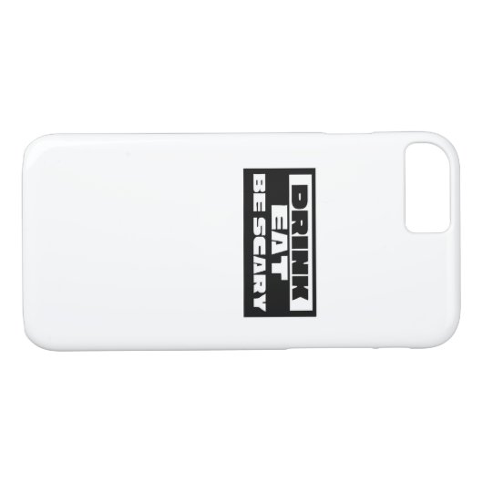 Eat Drink Be Scary Funny Trendy Case-Mate iPhone Hülle (Rückseite (Horizontal))