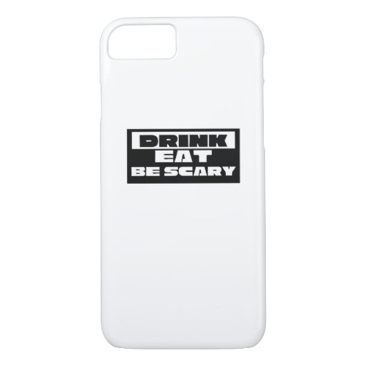 Eat Drink Be Scary Funny Trendy Case-Mate iPhone Hülle (Rückseite)