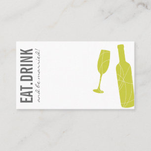 Eat-Drink-BeMarried-Escort-Karte Platzkarte