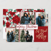 Eat Drink Frohe Weihnachten Poinsettia Blumenkohl (Vorne/Hinten)