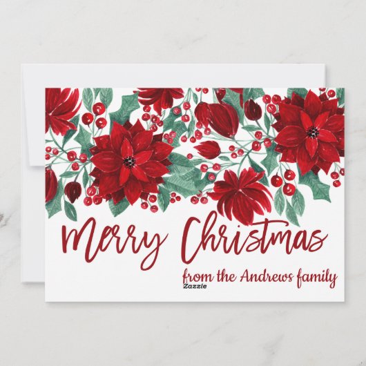 Eat Drink Frohe Weihnachten Poinsettia Blumenkohl  (Rückseite)