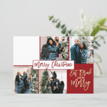 Eat Drink Frohe Weihnachten Poinsettia Blumenkohl