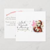 Eat Drink & Merry Christmas Card (Vorne/Hinten)