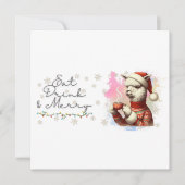 Eat Drink & Merry Christmas Card (Vorderseite)