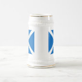 Eat Drink und Toast Robbie Burns Schottische Flagg Bierglas (Mittel)