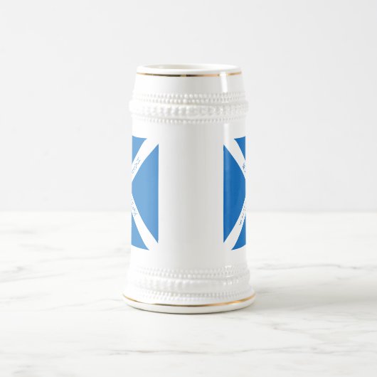 Eat Drink und Toast Robbie Burns Schottische Flagg Bierglas (Mittel)