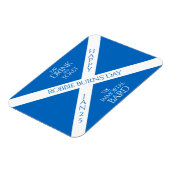 Eat Drink und Toast Robbie Burns Schottische Flagg Magnet (Linke Seite)