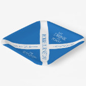 Eat Drink und Toast Robbie Burns Schottische Flagg Pappteller (Gewinkelt)