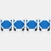 Eat Drink und Toast Robbie Burns Schottische Flagg Whiskyglas (Rechts)