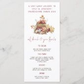 Eat Drinks danken Mouse Friendsgiving Menükarte (Vorderseite)