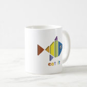 Eat fish kaffeetasse (VorderseiteRechts)