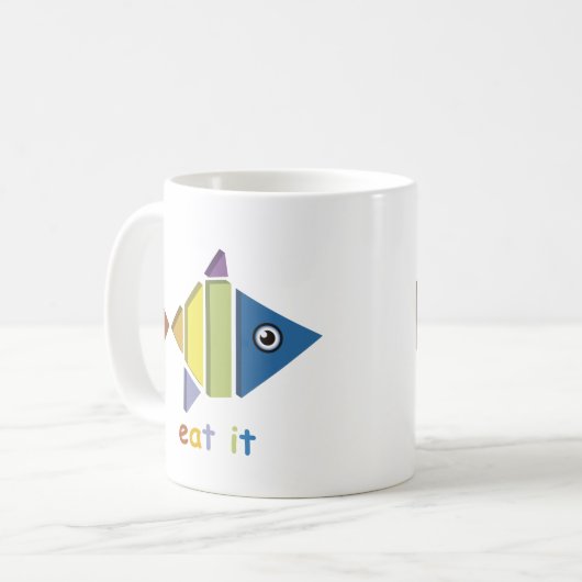 Eat fish kaffeetasse (Vorderseite Links)