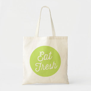 Eat Fresh   Retro Typografie Market Totbeutel Tragetasche