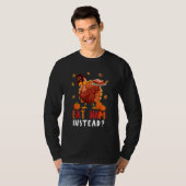 Eat Ham Instead Thanksgiving Save Dabbing Turkey S T-Shirt (Vorne ganz)