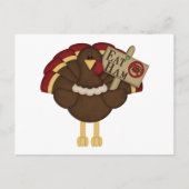 Eat Ham Not Turkey Postkarte (Vorderseite)
