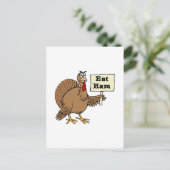 Eat Ham Postkarte (Stehend Vorderseite)
