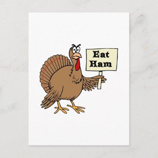 Eat Ham Postkarte (Vorderseite)