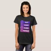Eat Hunt Sleep Repeat T-Shirt (Vorne ganz)