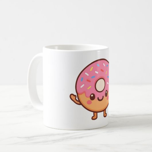 Eat Me Funny Donuts Kaffeetasse (Vorderseite Links)