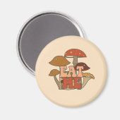 "Eat Me" - Whimsical Mushroom Design Magnet (Vorderseite/Rückseite)