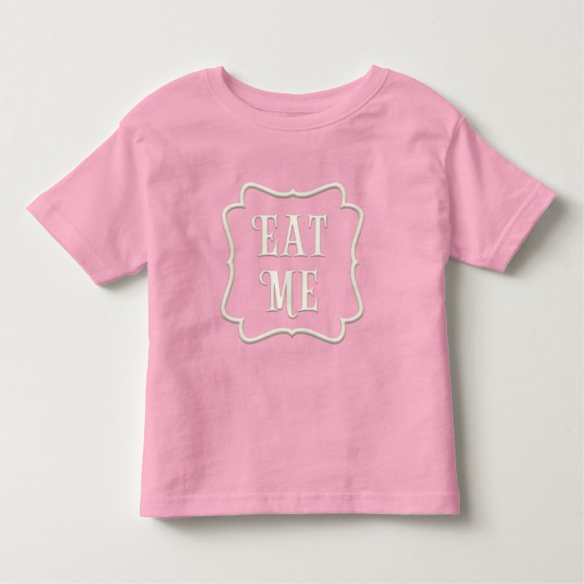 "Eat Me" Wunderland Tee Party Lovable (Vorderseite)