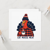 Eat Moose Meat Karte (Vorderseite/Rückseite Beispiel)