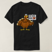 Eat More Ham Funny Turkey Tee Thanksgiving Day Hol (Design vorne)