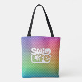 "Eat My Bubbles" Regenbogenwaage Swim Life Tasche (Rückseite)