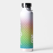 "Eat My Bubbles" Regenbogenwaage Swim Life Trinkflasche (Links)